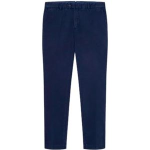 Hackett London Pantalon chino GMD Texture pour homme, Bleu (blazer bleu marine), 32W / 34L