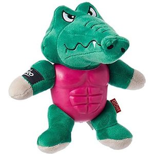 GiGwi I'm Hero TPR Armor Alligator hondenspeelgoed met pieper