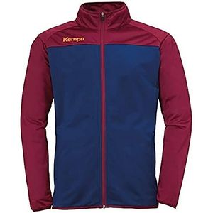 Kempa Prime Poly Jacket Basketbaljas voor heren, meerkleurig (Azuil Deep/Rojo oscuro)