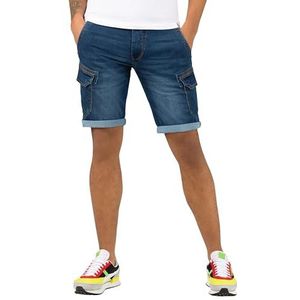 Timezone Slim Stanleytz herenshorts, Blauw