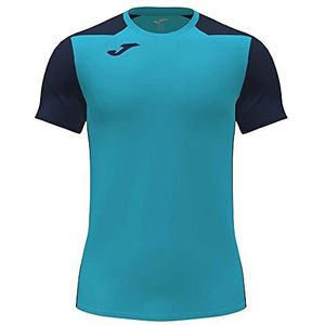 Joma T-shirt met korte mouwen, Record II, turquoise, fluoride, 10223.013.XS