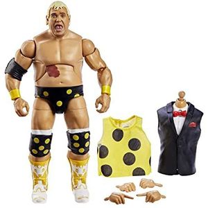 WWE HKP11 Elite Wrestlemania Dusty Rhodes figuur met verwisselbare handen en accessoires, om te verzamelen, speelgoed voor kinderen, vanaf 3 jaar