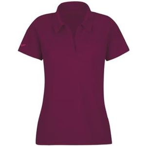 Trigema Zonder knoopsluiting Polo dames, rood (Sangria 089), XL, rood (Sangria 089)