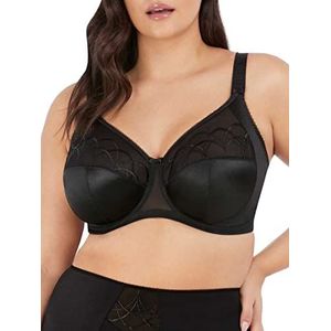 Elomi Cate Full Coverage Underwire Bra Beha met volledige bedekking, ondoorzichtig, voor dames, zwart.