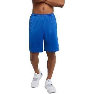 Champion Long Mesh Shorts met Pockets Heren Shorts (1 stuk), Blauw
