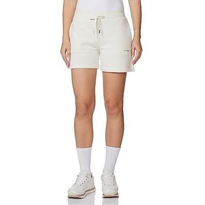 Tommy Hilfiger 1985 Mini-Korp Logo Terry Shorts voor dames, Wit.