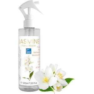 Jazmin Nettoyant visage tonifiant hydratant pour peaux grasses, sèches, mixtes, sensibles et matures démaquillant naturel effet anti-âge 200 ml