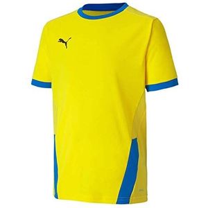 PUMA Unisex Kinder, teamGOAL 23 Jersey jr Trikot, Cyber Yellow-Electric Blue Lemonade, 116