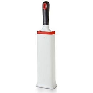 OXO Good Grips pluisborstel voor grote oppervlakken, FurLifter zelfreinigingsborstel, 31 cm, wit, oranje