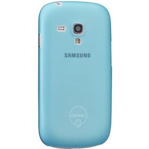 Ozaki OC700BU O!Coat 0.4 Jelly Ultra Slim Case voor Samsung Galaxy S III Mini i8190 blauw