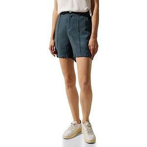 Street One A376632 Bermuda met hoge taille voor dames, Cool vintage groen