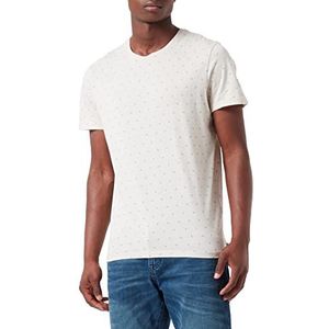 TOM TAILOR t-shirt heren 1032004, 16165, wit, grijs, minimale druk