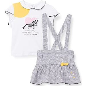 Chicco Completo tuinbroek Gonna + T-shirt tuinbroek rok baby meisjes, 39