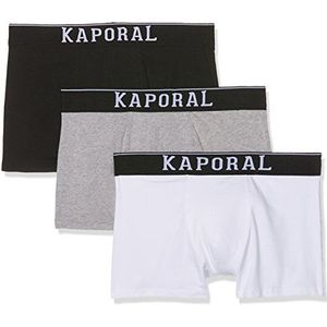 Kaporal - Set met 3 basic boxershorts, quadm - heren, meerkleurig Blwhgm