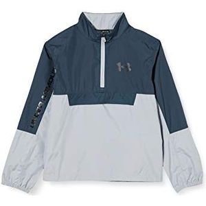 Under Armour Uniseks anorak top voor kinderen, Grijs/Zwart (073)