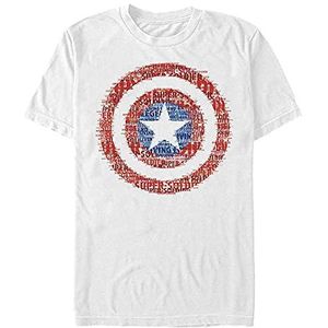 Marvel Avengers Classic-Super Soldier Organic T-shirt met korte mouwen, wit, S, Weiss