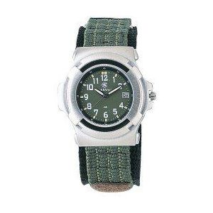 Smith & Wesson Lawman Herenhorloge 3 ATM met lichtgevende wijzers en nylon armband 40 mm, Groen, TFV8