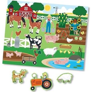 Melissa & Doug Herbruikbare stickerboeken voor kinderen, Habitat-stickerboeken, reisactiviteitenpakketten voor peuters, cadeau voor jongens en meisjes van 3, 4, 5, 6, 7 jaar