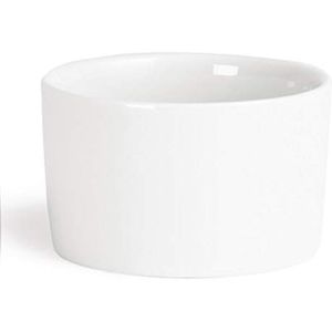 Olympia U195 Whiteware Moderne porseleinen pannenset, 70 mm, 12 stuks