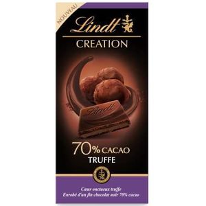 Lindt - Zwart tablet, 70% cacao truffel, zwarte chocolade, 150 g