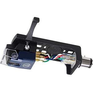 Audio-Technica VM520EB/H Headshell/Moving Magnet Phono Cartridge Combo Kit (Zwart/Blauw)