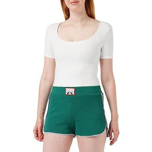 United Colors of Benetton Shorts Femme, Vert Émeraude 0c5, S