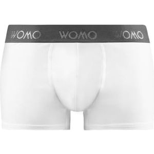 Womo Underwear Casual Boxer Bianco XXL, Vêtements de Corps de Sport, Blanc, S-XXL