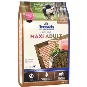 Bosch HPC Maxi Adult Droogvoer voor volwassen honden, grote rassen (vanaf 25 kg), 1 x 3 kg