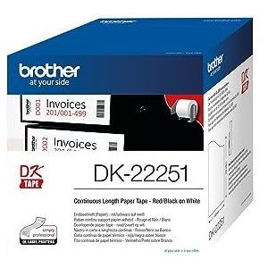 Brother DK-22251 papierrol, origineel zwart op wit 62 mm x 15,24 m