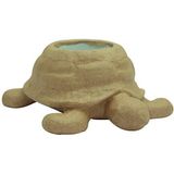 Décopatch HD052C – een houder van bruin papier-maché, 18,5 x 17 x 8 cm, plantenpot schildpad