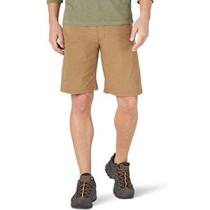 Wrangler Authentics Authentics Outdoor Comfort Flex Cargo Shorts Heren brons 54, Brons