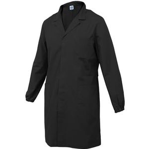 siggi Record Overhemd, zwart, polyester/katoen, 130 g, 54, 1 stuk, werkkleding voor heren, meerkleurig, eenheidsmaat, Meerkleurig