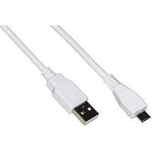 LINK LKCMB1 Micro-USB 2.0-kabel (Mt 1, koper) wit