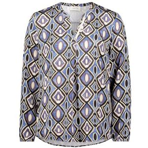 cartoon 8703/7110 Damesblouse, Bruin/Blauw, 38