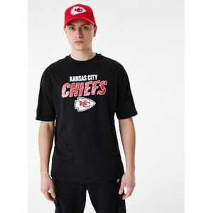 New Era Nfl Script Graphic Os Tee Kanchi Blksca Kansas City Chiefs T-shirt voor heren