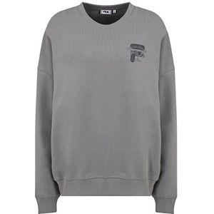 FILA Sweat-shirt Bann Oversized Crew pour femme, Chouette, L