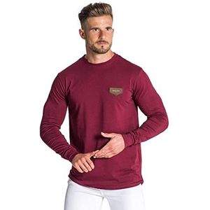 Gianni Kavanagh Bordeaux Gk Core Western Herenshirt met lange mouwen, Bordeaux