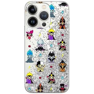 ERT GROUP Mobiele telefoonhoes voor Apple iPhone 13 Pro Max Origineel en officieel gelicentieerd Disney-motief Disney Villains 007 met glitter overloop effect