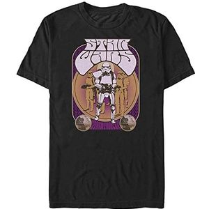 Star Wars Trooper Gig Organic T-Shirt À Manches Courtes Mixte, Noir, XL