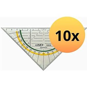 Linex Driehoek geometrie 16 cm Hypenis, antislip, kunststof