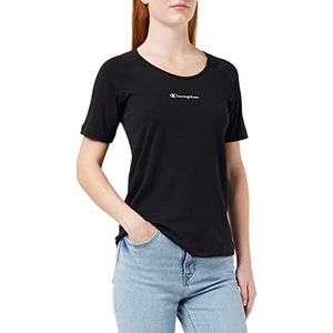 Champion C-Sport Dames T-shirt met korte mouwen zwart XXL, zwart.