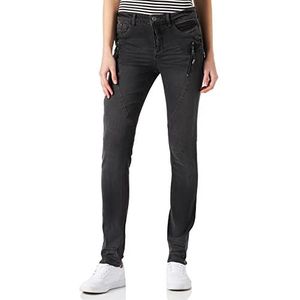 Cream Bibiana Denim Damesjeans, Black Wash