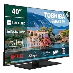 Toshiba 40LV3463DG Smart TV de 40"", avec résolution Full HD (1920 x 1080), HDR, socle central, compatible avec Alexa, WiFi