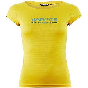 KARPOS Val Federia W T-shirt voor dames, Citroen-curry