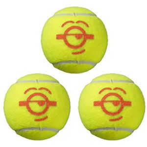 Wilson Tennisballen Minions Stage 2, 3-delig, geel/oranje, WR8202601001