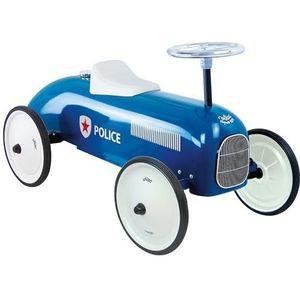 Vilac - Vintage politie autodrager - een retro speelgoed vol avontuur voor kleine politieagenten in het gras - Hoogwaardig design, gegarandeerd plezier - 1043