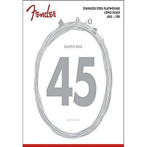 Fender ""9050"" snarenset voor elektrische bas - Flatwound - 9050L (045/100) - roestvrij staal