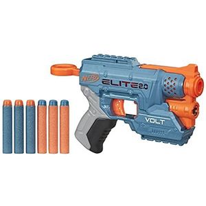 Nerf Elite 2.0 Volt SD-1 Blaster -- 6 officiële nerf darts, lichtstraal targeten, 2-dartopslag, 2 tactische rails