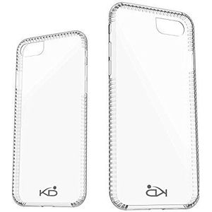 KD Essentials telefoonhoes (voor Apple iPhone 7, telefoonhoes, kunststof, extra dun/dun, hoogwaardige backcover, perfecte bescherming, displaybescherming)