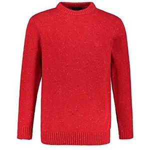 JP 1880 Menswear 748616 wollen herenpullover, maat L (8XL), Helder rood
